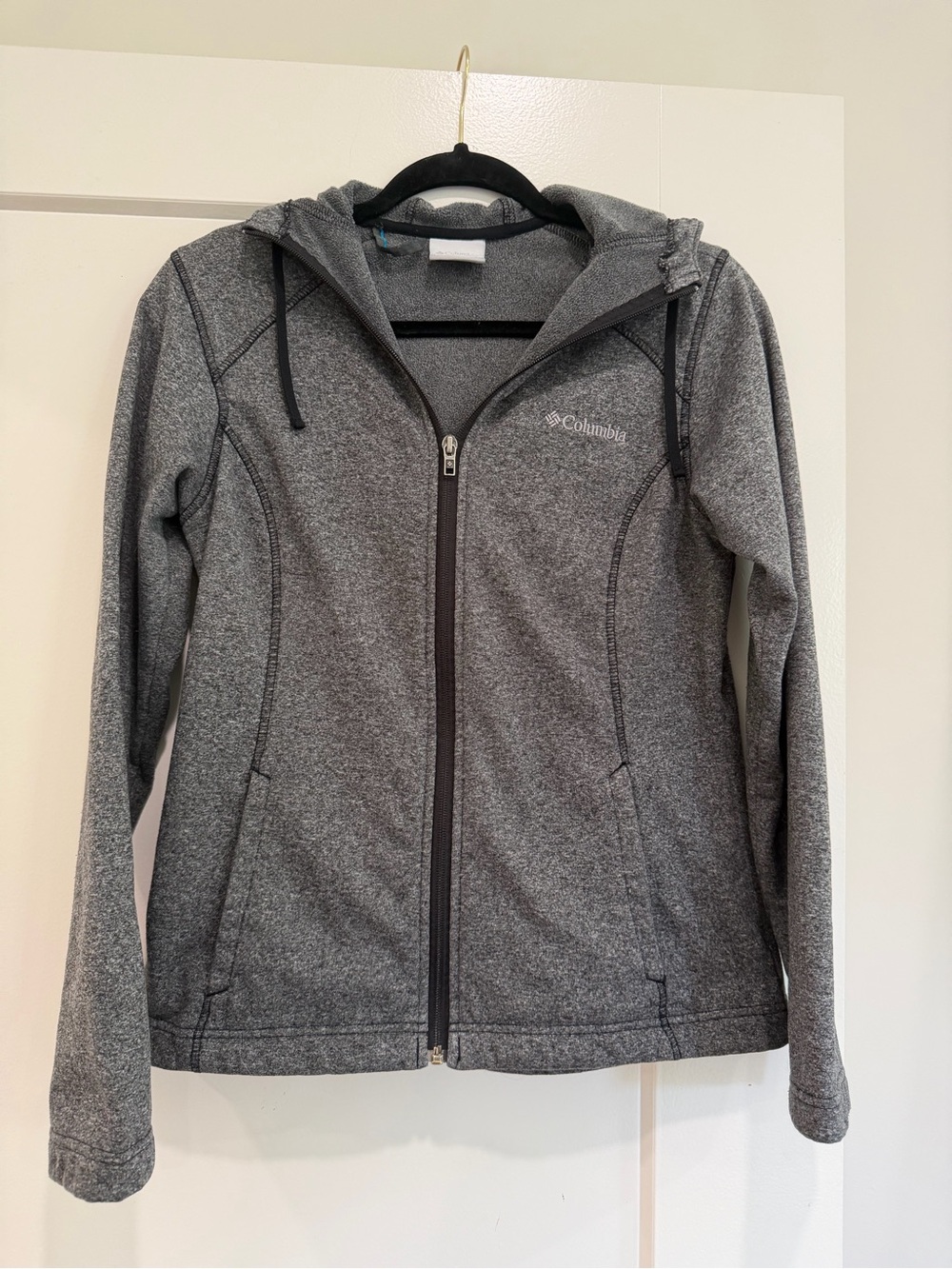 Columbia Women's Heather Gray Hooded Softshell Jacket